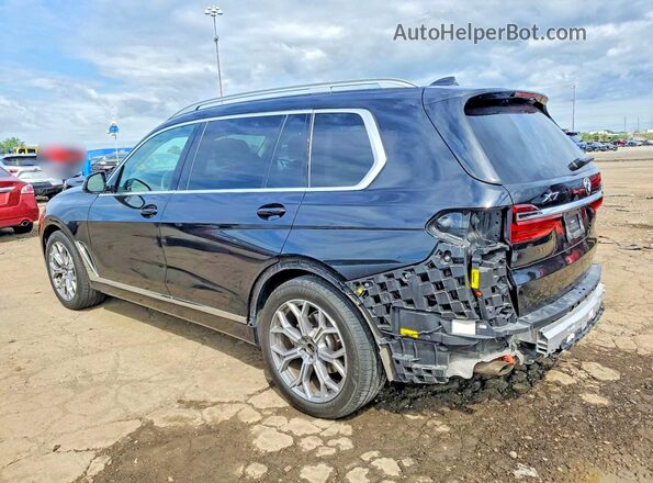 5UXCW2C0XN9K89411 2022 BMW X7 Black Հետևի ձախ