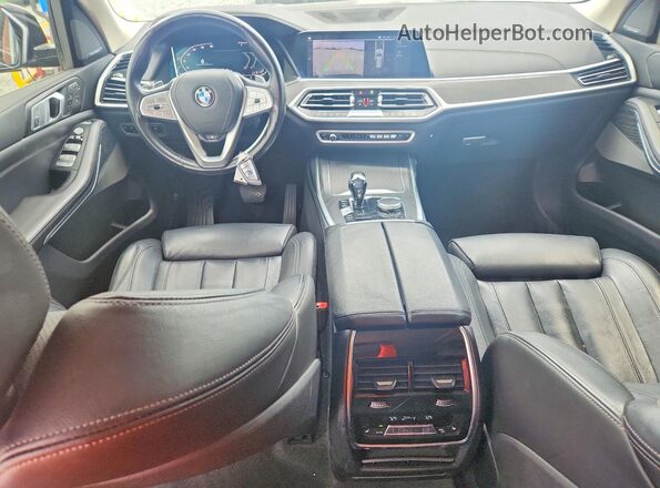 5UXCW2C50KL083945 2019 BMW X7 Black Առջևի վահանակի տեսք