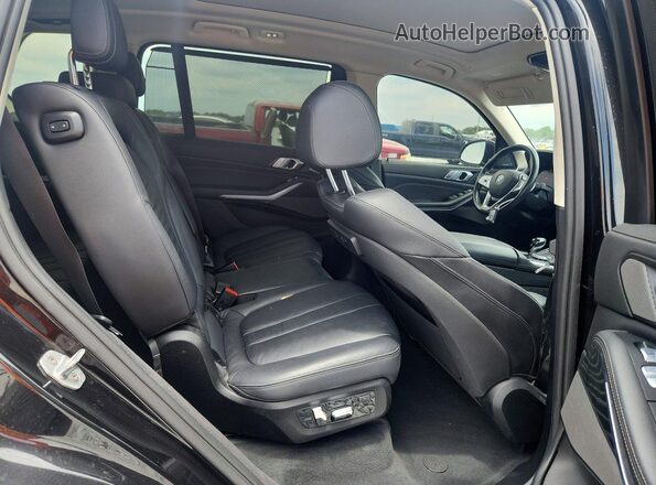 5UXCW2C50KL083945 2019 BMW X7 Black Սալոնի հետևի տեսք