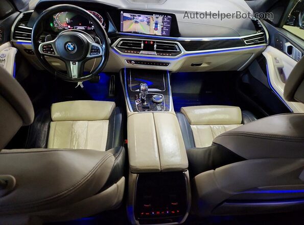 5UXCW2C50KLB43760 2019 BMW X7 Blue 