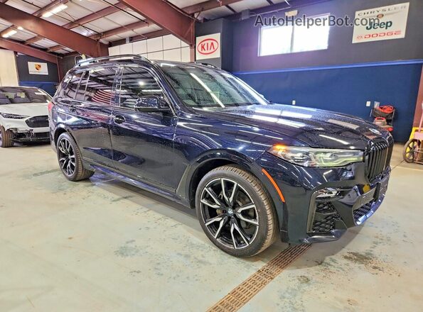 5UXCW2C50KLB43760 2019 BMW X7 Blue 
