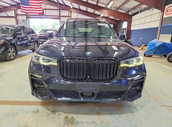 5UXCW2C50KLB43760 2019 BMW X7 Blue 