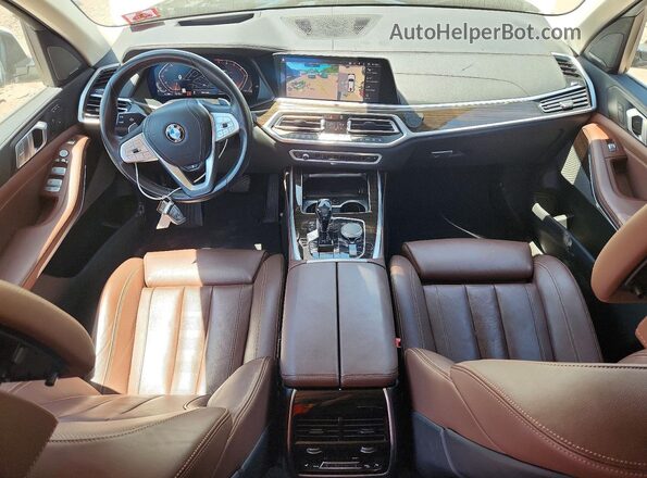 5UXCW2C51KL088426 2019 BMW X7 White წინა პანელის ხედი