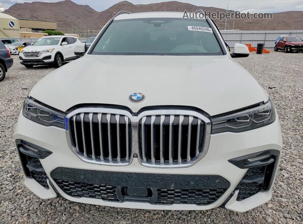 5UXCW2C54KL083298 2019 BMW X7 White Դիմացի տեսք