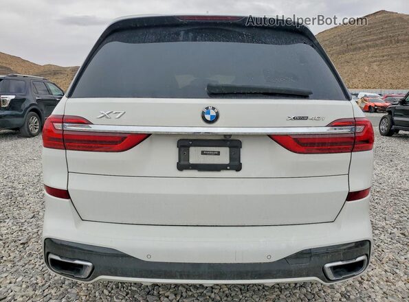5UXCW2C54KL083298 2019 BMW X7 White Հետևի տեսք
