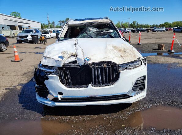 5UXCW2C56KL086896 2019 BMW X7 White 