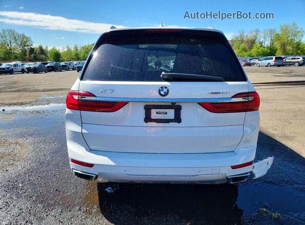 5UXCW2C56KL086896 2019 BMW X7 White 