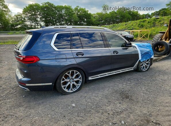 5UXCX4C50KLS35957 2019 BMW X7 Gray Trasero derecho