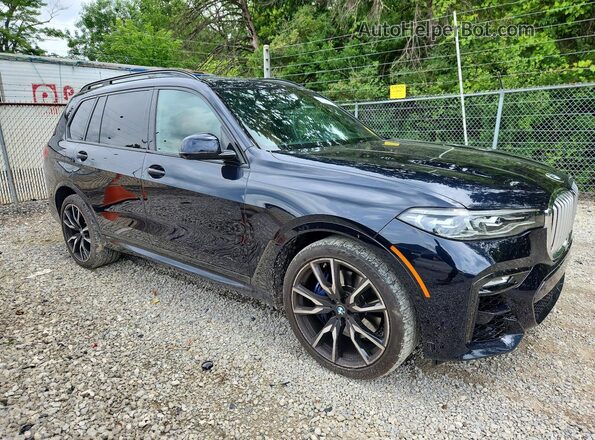 5UXCX4C54KLS38165 2019 BMW X7 Black Передня права чверть