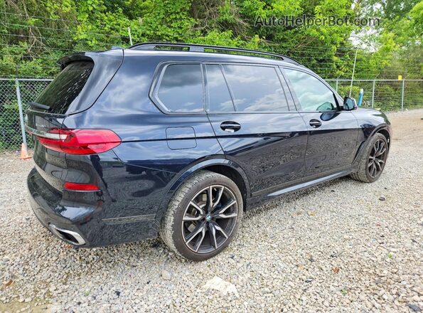 5UXCX4C54KLS38165 2019 BMW X7 Black Задня права чверть