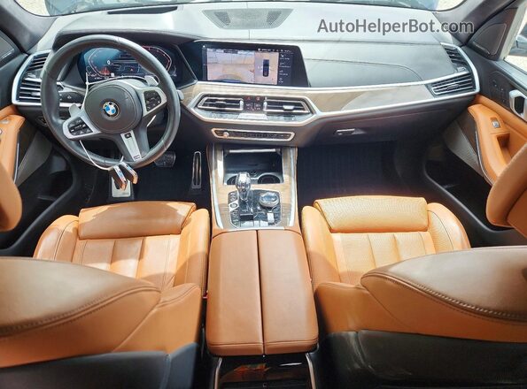 5UXCX4C54KLS38165 2019 BMW X7 Black Вид панелі приладів