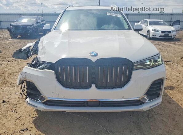 5UXCX4C5XKLS35593 2019 BMW X7 White წინა ხედი