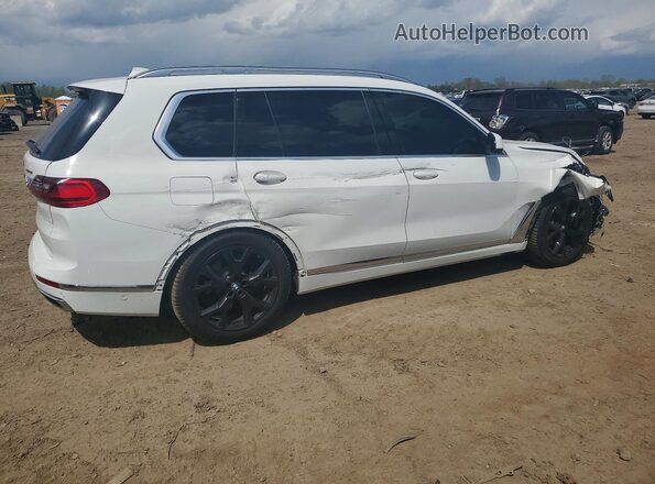 5UXCX4C5XKLS35593 2019 BMW X7 White უკანა მარჯვენა