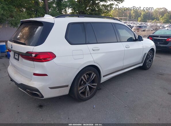 5UXCX6C01M9E61735 2021 BMW X7 White Задня права чверть
