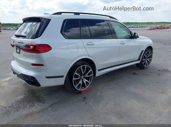 5UXCX6C02L9C38182 2020 BMW X7 White Trasero derecho