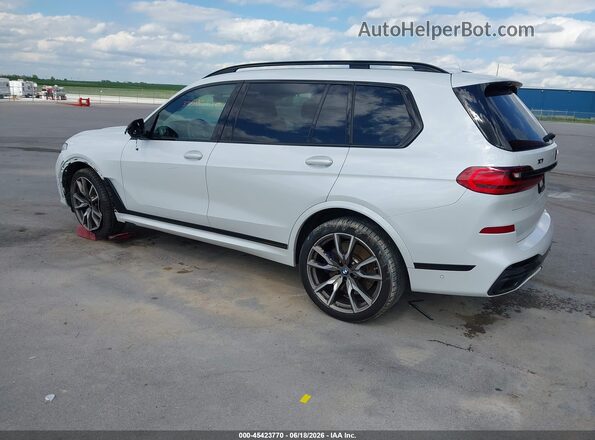 5UXCX6C02L9C38182 2020 BMW X7 White Trasero izquierdo