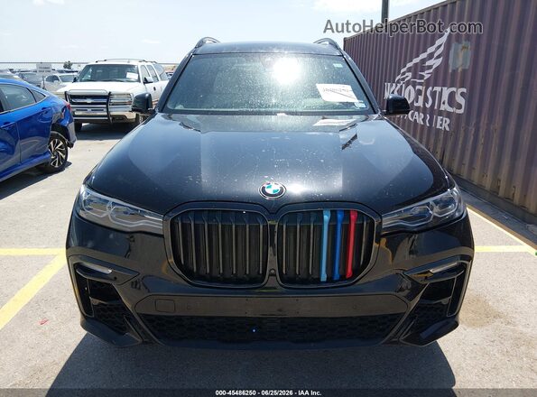 5UXCX6C04L9C03529 2020 BMW X7 Black ხელსაწყოთა პანელის ხედი