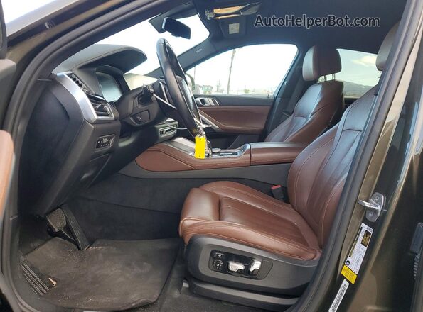 5UXCY4C05L9C39604 2020 BMW X6 Gray 