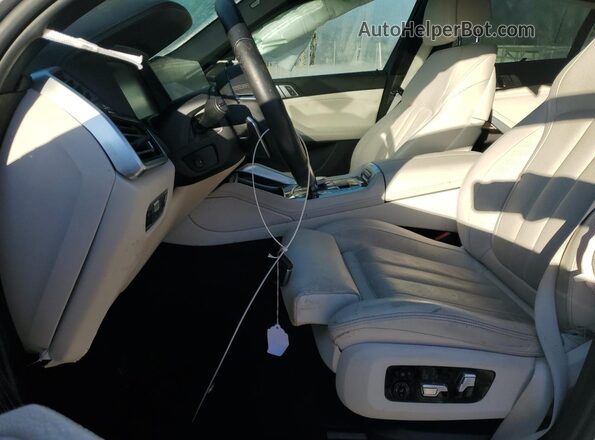 5UXCY4C05M9F19282 2021 BMW X6 White 