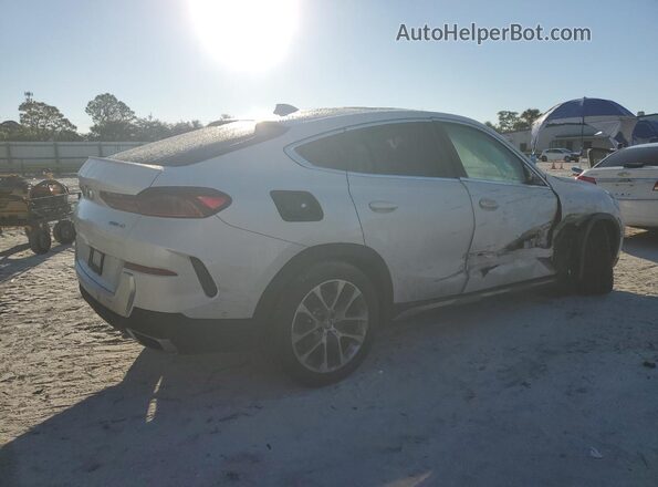 5UXCY4C05M9F19282 2021 BMW X6 White 