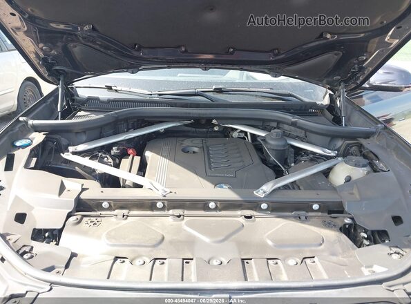 5UXCY4C07L9B65800 2020 BMW X6 Синий Вид сзади