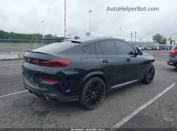 5UXCY4C09M9E23929 2021 BMW X6 Black Tył prawy