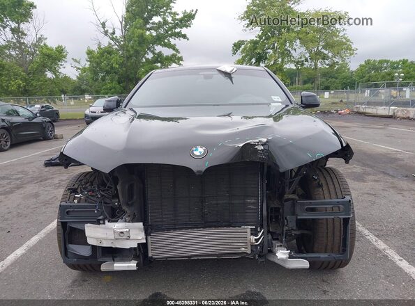 5UXCY4C09M9E23929 2021 BMW X6 Black Widok z przodu