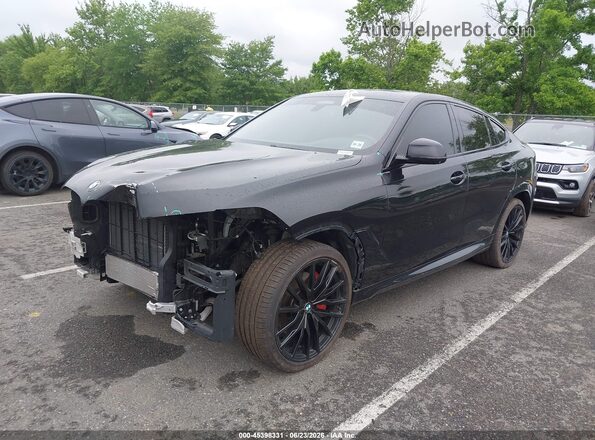5UXCY4C09M9E23929 2021 BMW X6 Black Przód lewy