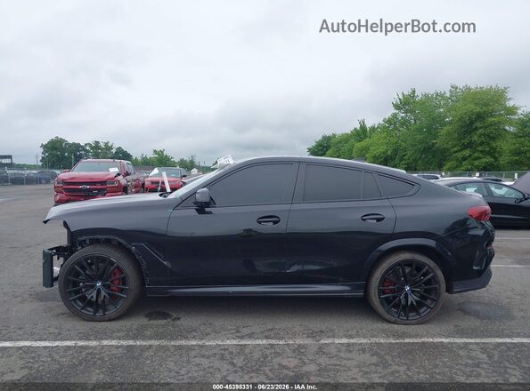 5UXCY4C09M9E23929 2021 BMW X6 Black Widok wnętrza 360 stopni