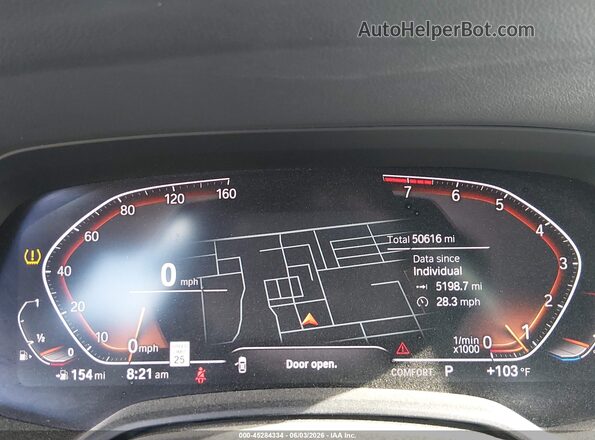 5UXCY4C0XL9C43258 2020 BMW X6 Black Вид задніх сидінь