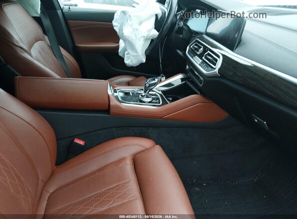 5UXCY6C01M9G93104 2021 BMW X6 Brown Front interior view