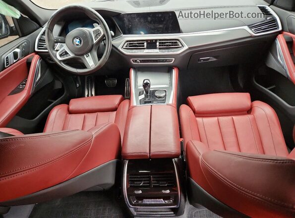 5UXCY6C01N9K85524 2022 BMW X6 Черный Вид панели приборов