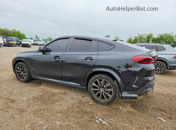 5UXCY6C01N9K85524 2022 BMW X6 Черный Задняя левая четверть
