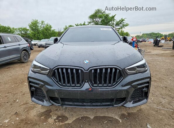 5UXCY6C01N9K85524 2022 BMW X6 Черный Вид спереди