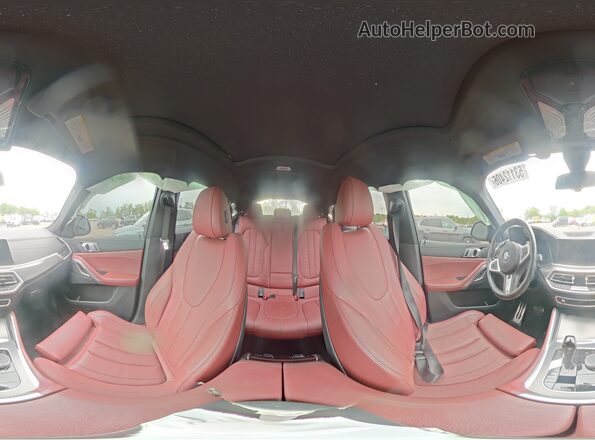 5UXCY6C01N9K85524 2022 BMW X6 Черный Панорамный вид салона 360°