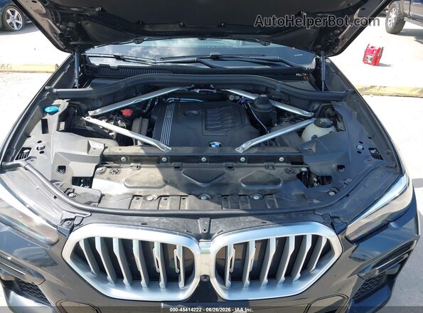 5UXCY6C03M9G36144 2021 BMW X6 Black Вид ззаду