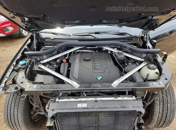 5UXCY6C03P9P95750 2023 BMW X6 Black Սալոնի հետևի տեսք