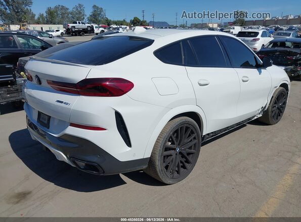 5UXCY6C03P9R26675 2023 BMW X6 White უკანა მარჯვენა