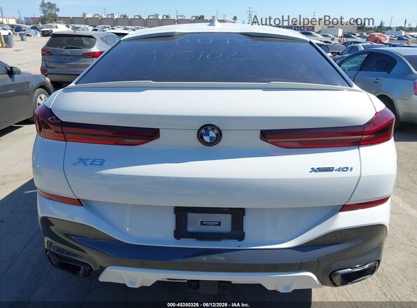 5UXCY6C03P9R26675 2023 BMW X6 White 