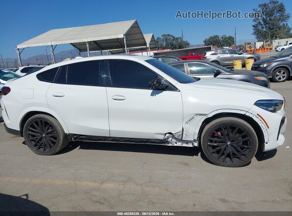 5UXCY6C03P9R26675 2023 BMW X6 White უკანა სალონის ხედი