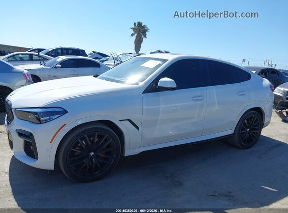 5UXCY6C03P9R26675 2023 BMW X6 White სალონის 360-გრადუსიანი ხედი