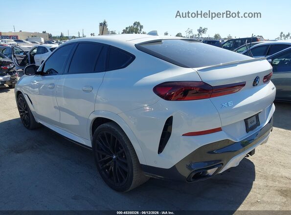 5UXCY6C03P9R26675 2023 BMW X6 White უკანა მარცხენა