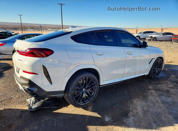 5UXCY6C04L9C97246 2020 BMW X6 White Tył prawy