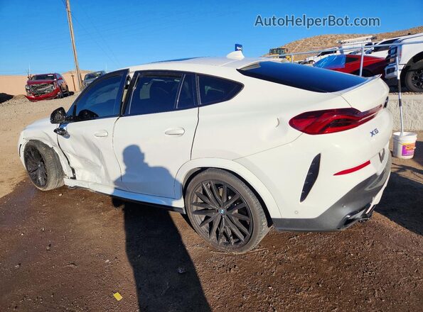5UXCY6C04L9C97246 2020 BMW X6 White Tył lewy
