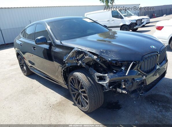 5UXCY6C04N9L60362 2022 BMW X6 Black 
