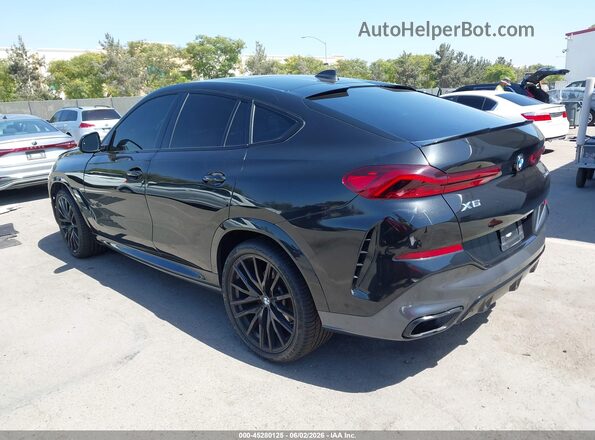 5UXCY6C04N9L60362 2022 BMW X6 Black 
