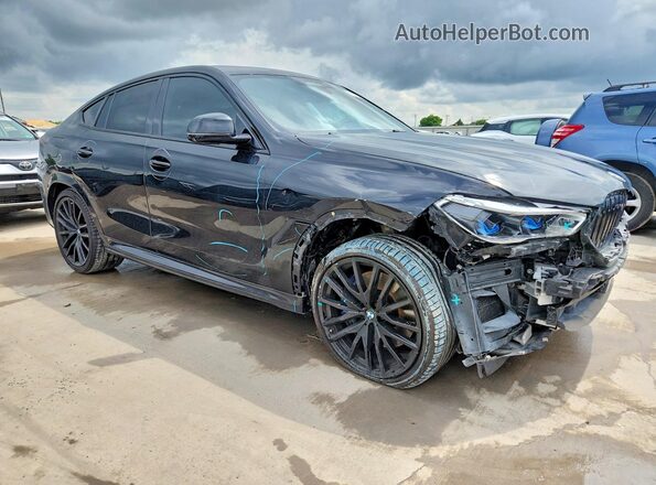 5UXCY6C06L9C89665 2020 BMW X6 Black Առջևի աջ