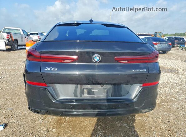 5UXCY6C07N9K31273 2022 BMW X6 Black Rear view