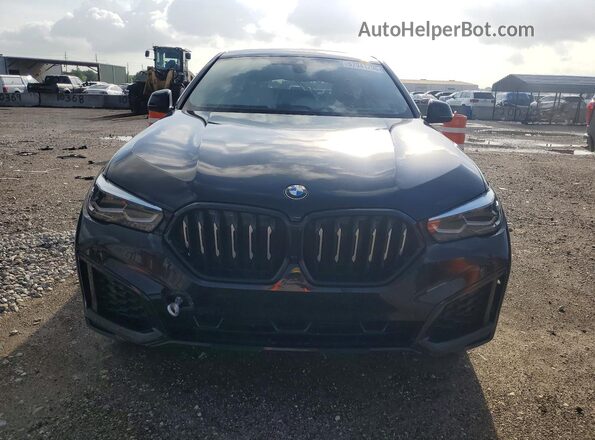 5UXCY6C07N9K31273 2022 BMW X6 Black Front view