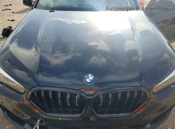 5UXCY6C07N9K31273 2022 BMW X6 Black Rear interior view
